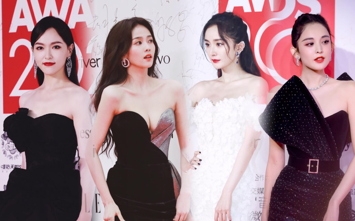 Thảm đỏ 'Đêm hội ELLE 2020': Dương Mịch đọ 'body gợi cảm' với Đường Yên - Cổ Lực Na Trát, Bạch Lộc o ép vòng 1 quá đà Ảnh 2