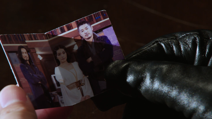 Tấm ảnh chụp chung của 3 người.