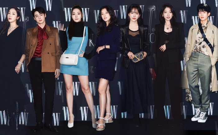 Đêm hội 'W Korea 2020': Mặt Park Min Young cứng đờ biến dạng, Park Shin Hye đọ sắc 'chị em nàng Han' và Jessica - Krystal Ảnh 2