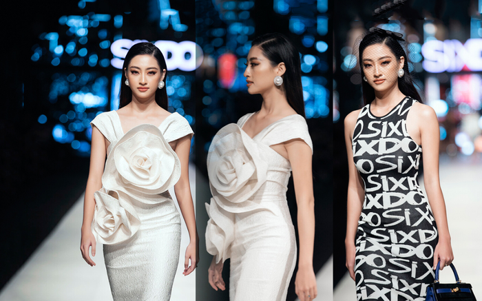 Lương Thùy Linh xinh đẹp ngút ngàn, catwalk 'thần sầu' tại show thời trang hot nhất nhì năm 2020 Ảnh 2