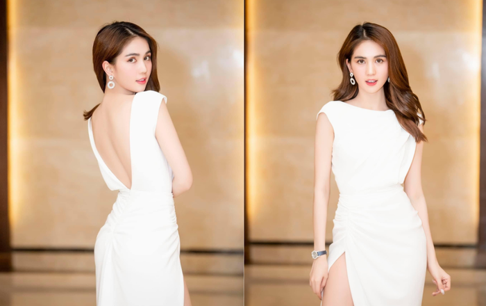 Khoe lưng trần nõn nà, Ngọc Trinh làm fan say đắm với kiểu tạo dáng trứ danh Ảnh 2