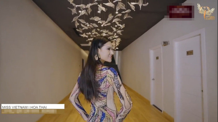 Dàn mỹ nhân Miss Earth trình diễn váy dạ hội: Hoa Thái nổi bật với Evening Gown 'Địa cầu' lấp lánh Ảnh 6