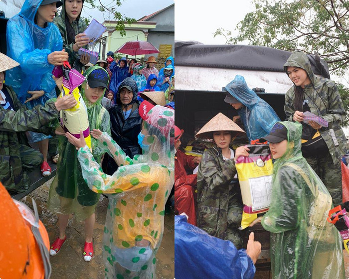 Nhờ kích thước nhỏ nên mẫu balo này có thể mặc bên trong áo mưa, tiện dụng và thoải mái. 