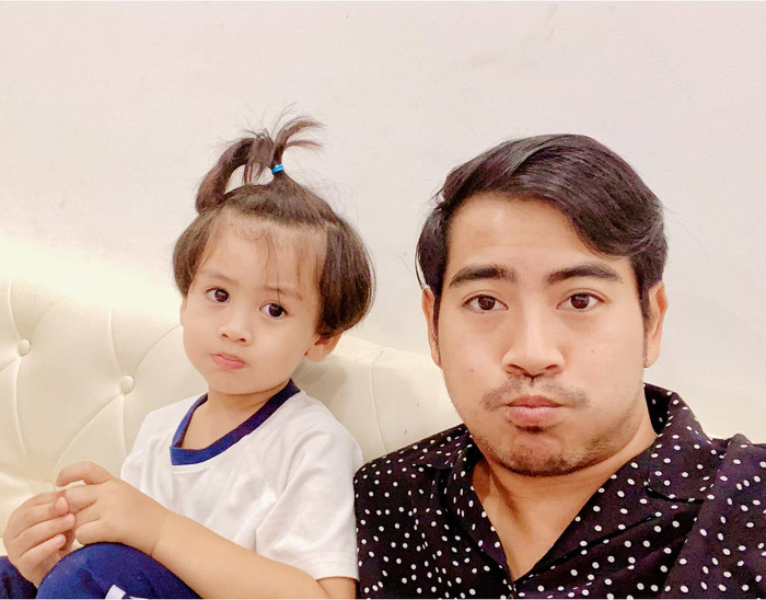 Hậu ly hôn với Ngọc Lan, Thanh Bình nhiều lần đưa con trai Louis về nhà bà ngoại chơi