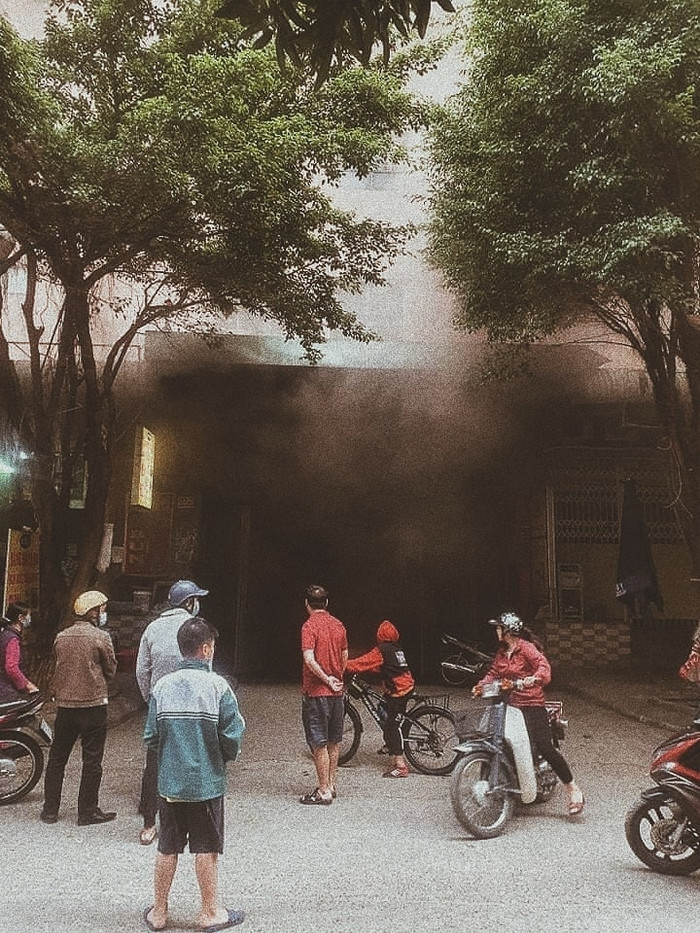 Sáng 25/10, chung cư Đại Thanh (xã Tả Thanh Oai, huyện Thanh Trì, Hà Nội) xảy ra cháy.