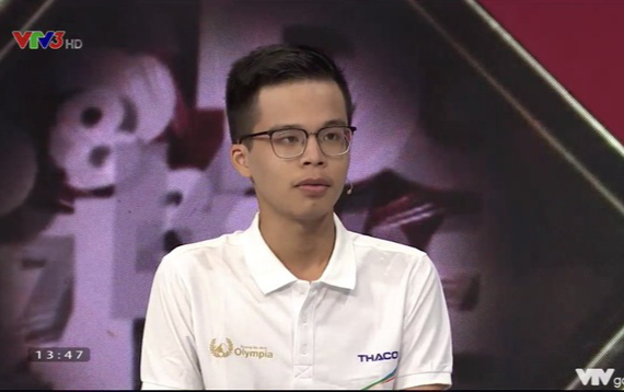 Nam sinh Olympia khiến khán giả thích thú bởi phần giới thiệu tên trường không thể 'bá đạo' hơn Ảnh 2