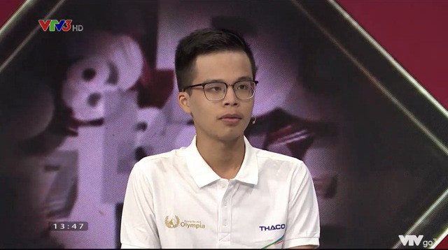 Nam sinh Vũ Công Thành (đại diện đến từ trường THPT Chu Văn An, Hà Nội) để lại ấn tượng mạnh mẽ cho khán giả trong tập phát sóng vừa qua