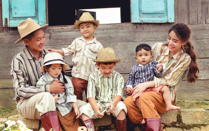 Thành Đạt - Hải Băng đưa các con trải nghiệm cuộc sống nông thôn, thông báo 'chốt sổ' thành viên Ảnh 2