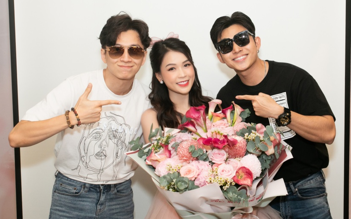 Sam xinh đẹp ngọt ngào đón tuổi mới bên Jun Phạm và Ngô Kiến Huy Ảnh 2