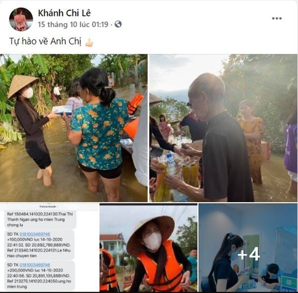 Dù ở xa nhưng em chồng Thủy Tiên vẫn luôn theo dõi và ủng hộ chị dâu của mình