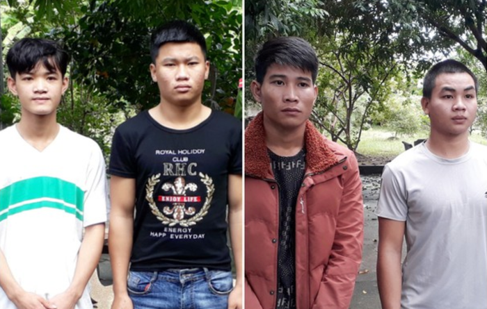 4 đối tượng tại cơ quan công an