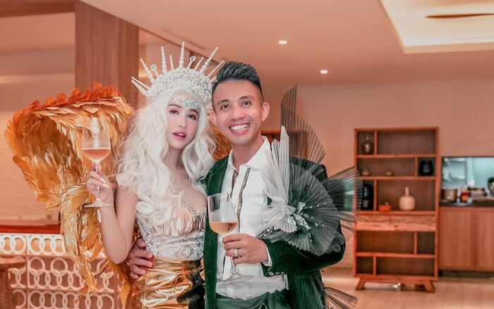 Bất ngờ với món quà kỉ niệm ngày cưới siêu đặc biệt mà vợ hai Minh Nhựa tặng chồng Ảnh 2