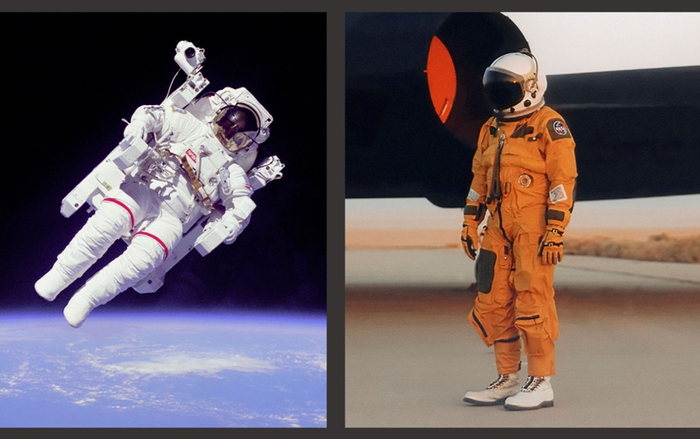 Vì sao phi hành gia lúc mặc đồ màu trắng, khi mặc đồ màu cam ngoài vũ trụ? Ảnh 2