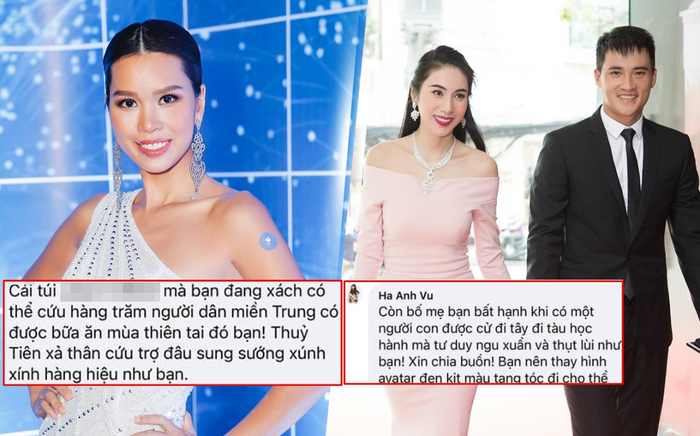 Bị anti-fan so với Thủy Tiên vì không giúp miền Trung, Hà Anh đáp trả: 'Bạn đổi avatar đen tang tóc đi' Ảnh 2