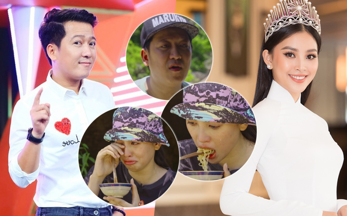 Để mặt mộc ra suối ăn mì tôm, hoa hậu Tiểu Vy bật khóc nức nở vì vài câu nói của Trường Giang Ảnh 2