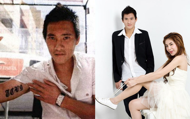 Chuyện tình Công Vinh - Thủy Tiên: Hình xăm bí ẩn và dòng chữ forever by your side Ảnh 2