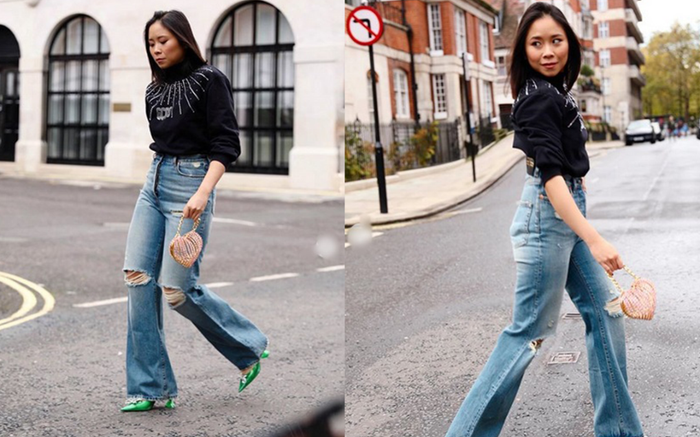 Khoe ảnh street style, chị gái bệnh nhân số 17 bị 'bóc mẽ' photoshop... méo cả mặt đường Ảnh 2