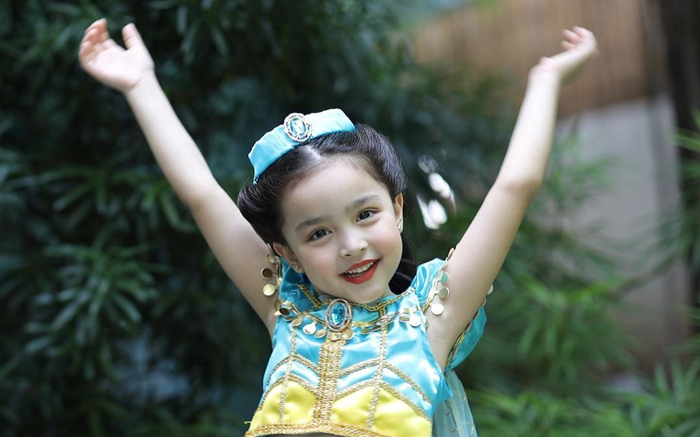 Con gái 'mỹ nhân đẹp nhất Philippines' Marian Rivera gây sốt khi cosplay công chúa Jasmine Ảnh 2