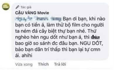 Ekip 'Cậu Vàng' dính phốt lớn: Dùng ngôn ngữ kém văn hóa để đôi co với cư dân mạng Ảnh 2