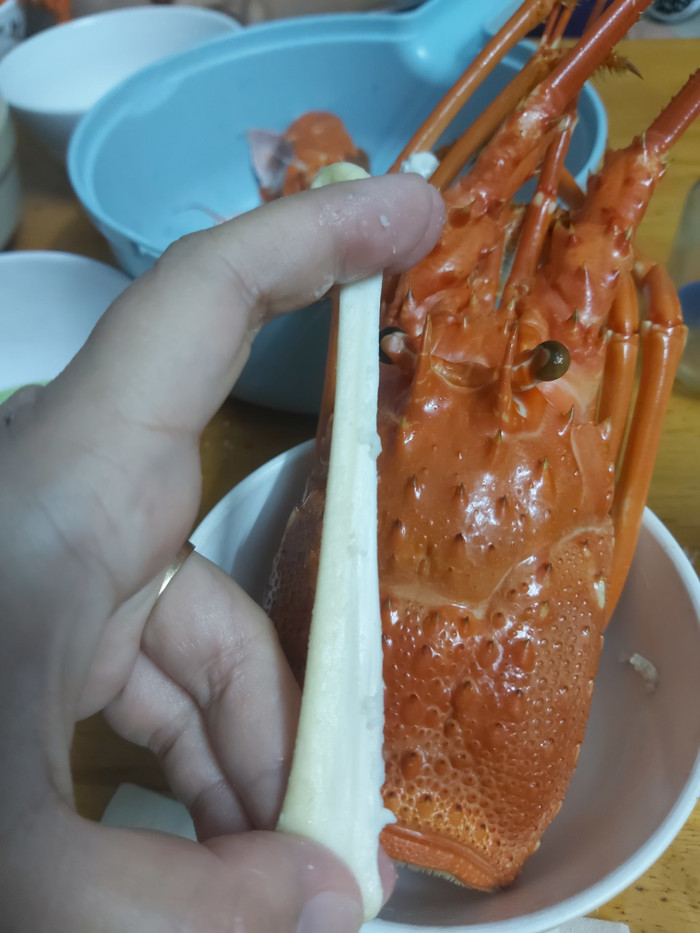 Túi tinh trùng tôm hùm không có mùi vị gì, ăn vào chỉ thấy dai