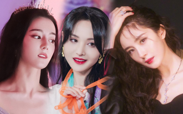 Đêm hội '1001 Night': Trịnh Sảng - Địch Lệ Nhiệt Ba là 'công chúa mặt đơ', Dương Mịch khoe vai gợi cảm Ảnh 2