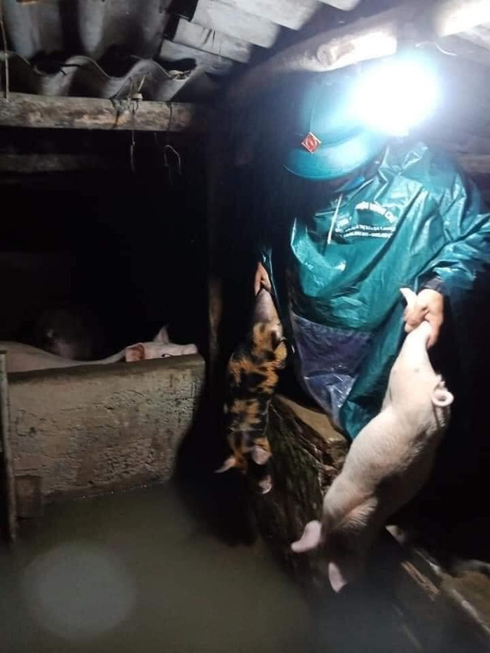 Đang cứu trợ ở Quảng Bình, Công Vinh đau xót khi quê hương Nghệ An chìm trong biển nước Ảnh 6