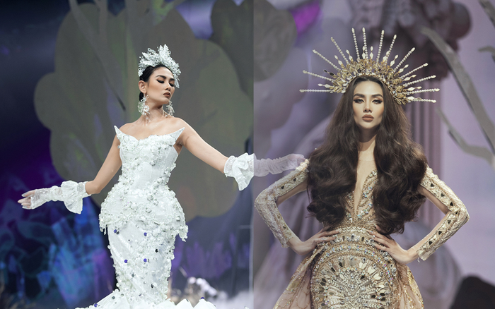 Hóa nữ thần lộng lẫy, Võ Hoàng Yến xuất sắc làm vedette 2 show trong một đêm Ảnh 2