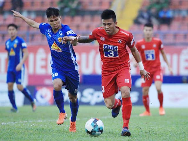 Hải Phòng thi đấu nỗ lực trong hiệp hai.