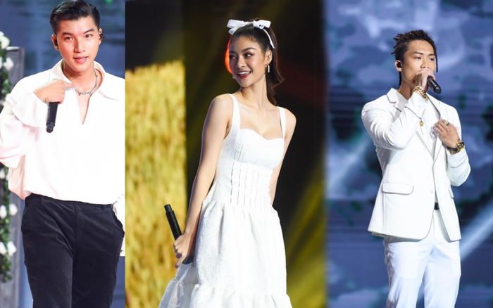 Á hậu Kiều Loan - HIEUTHUHAI & Dablo bắt tay nhau diện trang phục trắng muốt trên King Of Rap Ảnh 2