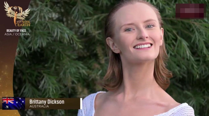 Nhan sắc có phần thiếu sức sống của đại diện Australia - Brittany Dickson.