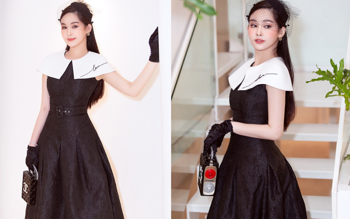 Lê Âu Ngân Anh khoe trọn vẻ thanh xuân ngọt ngào với style cổ điển Ảnh 2