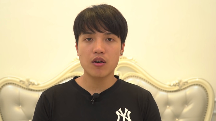 YouTuber NTN (Nguyễn Thành Nam) gửi lời xin lỗi đến cộng đồng mạng. (Ảnh: Chụp màn hình).