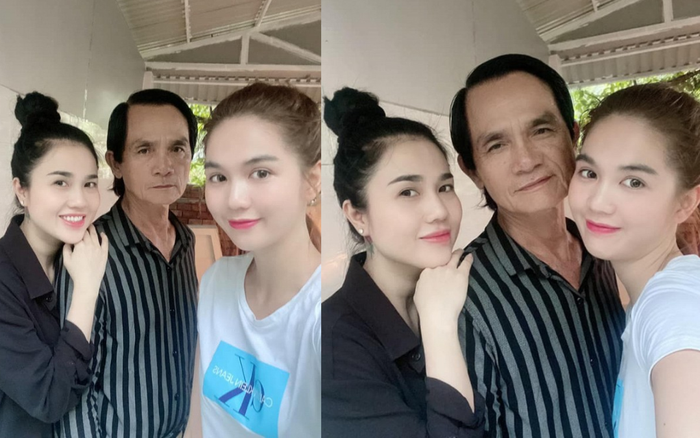 Ngọc Trinh về Trà Vinh cùng ba và các anh chị em đến viếng mộ mẹ Ảnh 2