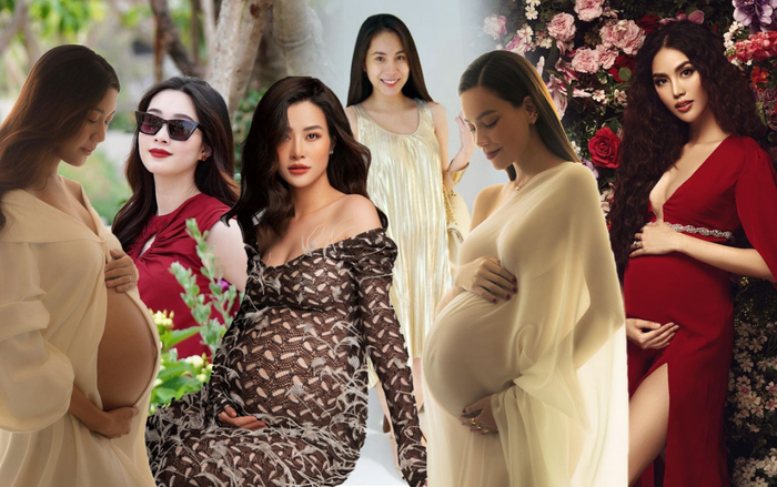 Hồ Ngọc Hà - Thủy Tiên - Đông Nhi - Lan Khuê - Đặng Thu Thảo: Ai xứng danh là mẹ bầu đẹp nhất Vbiz? Ảnh 2