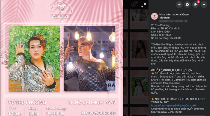 Vũ Thu Phương cũng nhận được sự quan tâm bởi những clip catwalk ấn tượng trên mạng xã hội.