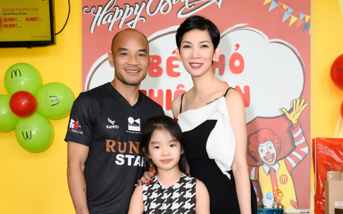 Siêu mẫu Xuân Lan cùng chồng tổ chức mừng sinh nhật 7 tuổi cho con gái Ảnh 2