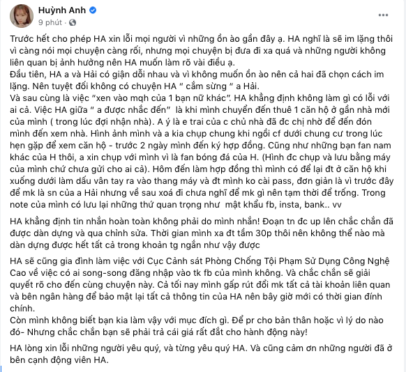 Huỳnh Anh lên tiếng sau lùm xùm bị tố là người thứ ba: Tất cả chỉ là dàn dựng! Ảnh 2