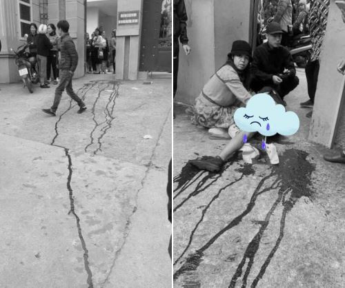 Hiện trường xảy ra vụ việc. 