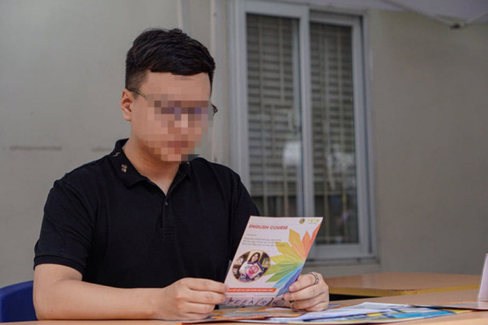 Hình ảnh nam sinh trước khi tử vong.