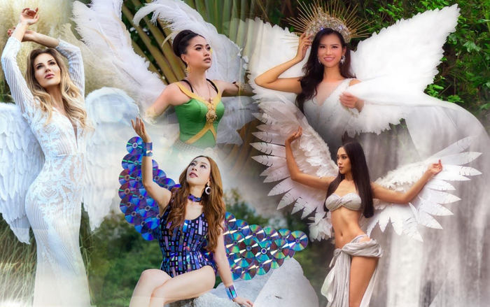 Mỹ nhân Miss Earth diện sắc phục thiên thần: Hoa Thái nổi bật, nhiều đại diện lạc quẻ, lạm dụng photoshop Ảnh 2