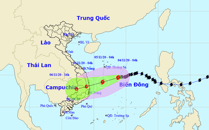 Từ đêm nay, các tỉnh miền Trung sẽ có mưa to do ảnh hưởng của bão số 10 Ảnh 2