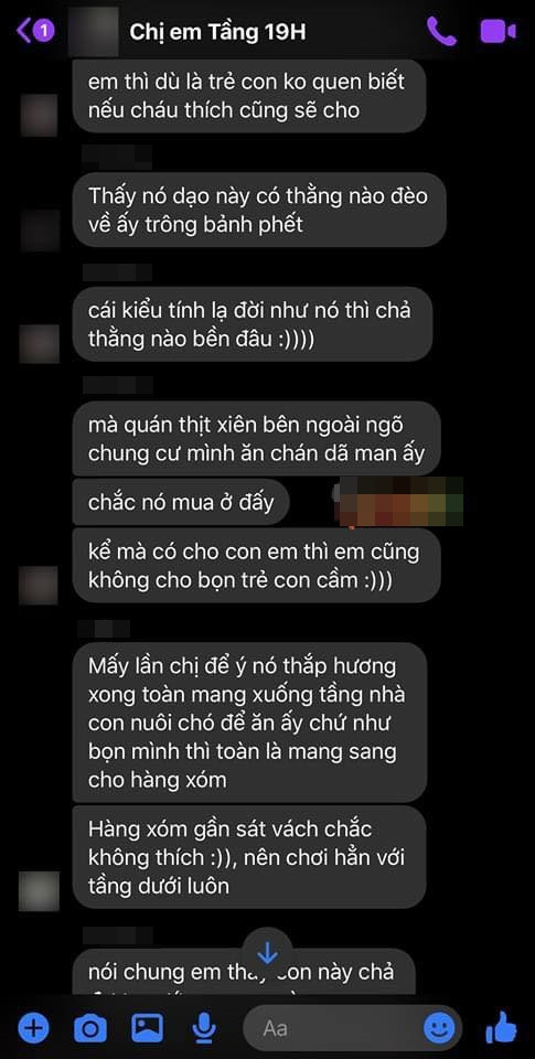 Xôn xao chuyện cô gái bị khu chung cư lập nhóm kín nói xấu vì không cho trẻ con hàng xóm đồ ăn Ảnh 4