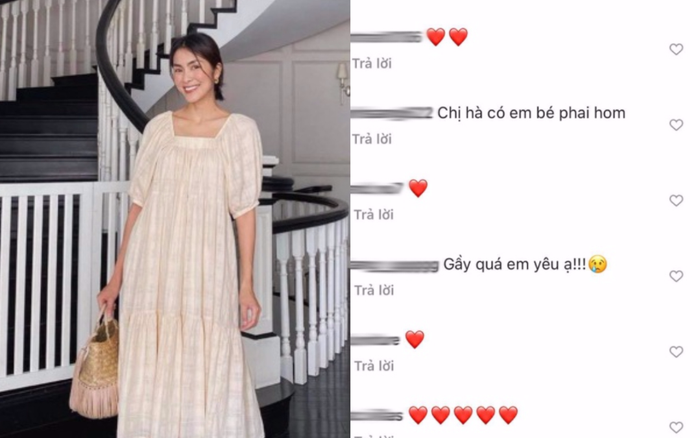 Hà Tăng liên tục mặc đầm suông làm dấy lên tin đồn mang thai lần 3 Ảnh 2