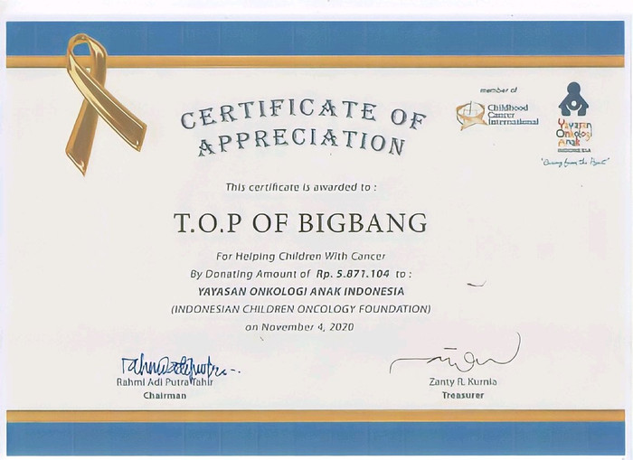 Fan Indo làm từ thiện dưới danh nghĩa của anh cả BIGBANG.