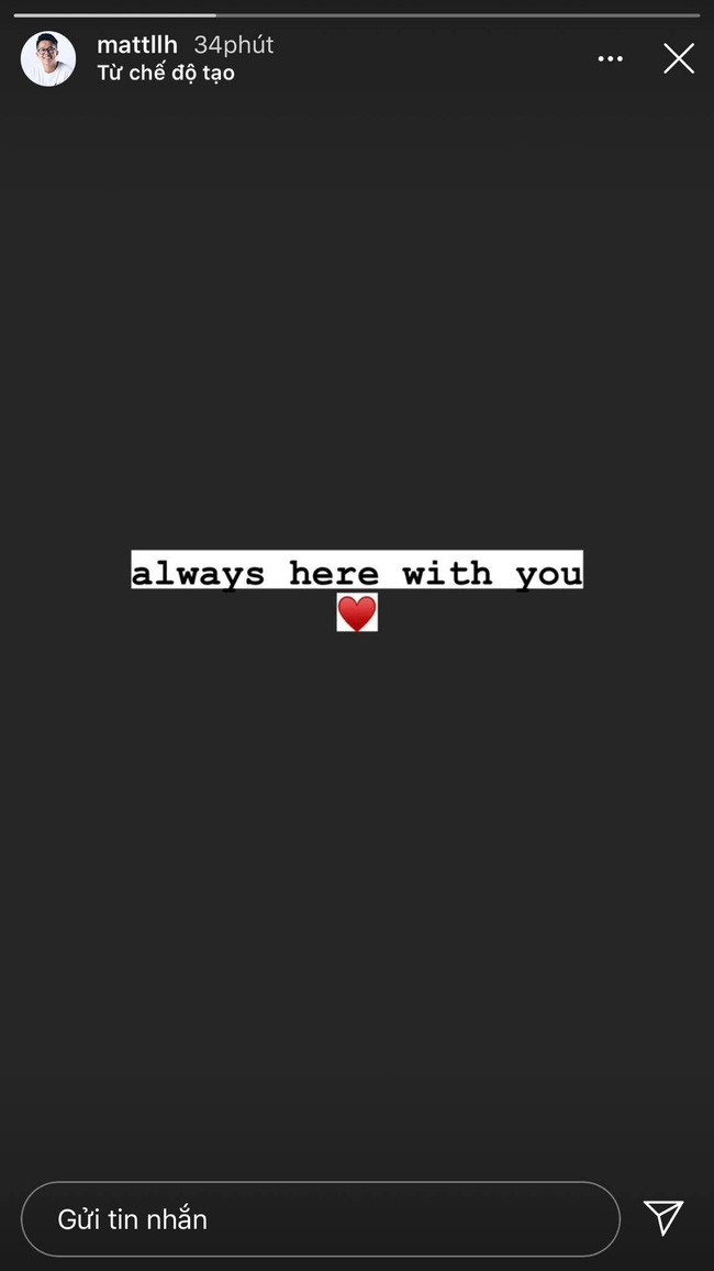 Sau nhiều ngày im lặng, Matt Liu đã lên tiếng động viên bạn gái giữa tâm bão scandal