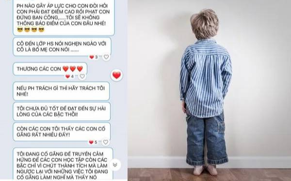 Phạt con đứng ở ban công vì điểm kém, mẹ bất chợt nhận ra bản thân ích kỉ khi đọc tin nhắn của giáo viên Ảnh 2