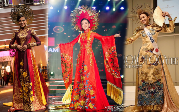 Áo dài chưa từng lép vế ở đấu trường Quốc tế, Khánh Vân tràn trề cơ hội làm nên chuyện Ảnh 2