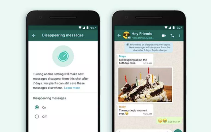 WhatsApp có thêm tính năng tin nhắn tự hủy nhưng không nhanh như bạn nghĩ Ảnh 2