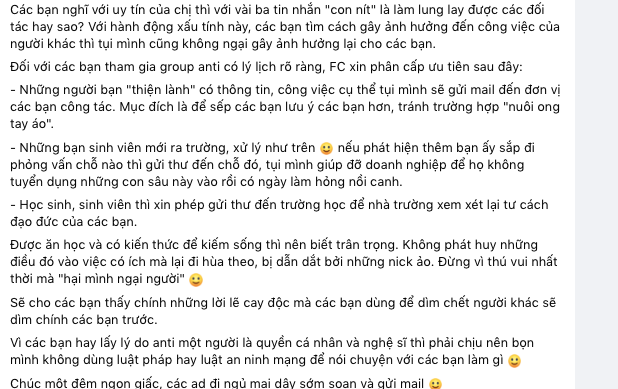 FC Thủy Tiên 'tuyên chiến' với group antifan 'Lũ Hậu', kiên quyết bảo vệ 'cô Tiên' đến cùng Ảnh 4