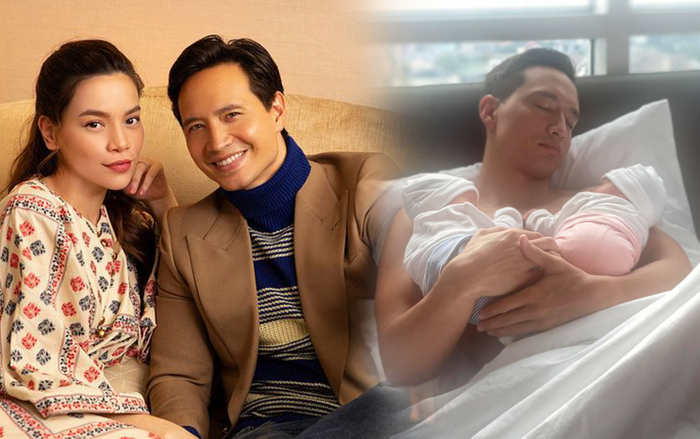 Khoảnh khắc Kim Lý ngủ gật ôm lấy 2 thiên thần nhí Leon và Lisa: Mẹ Hồ Ngọc Hà hạnh phúc nhất! Ảnh 2